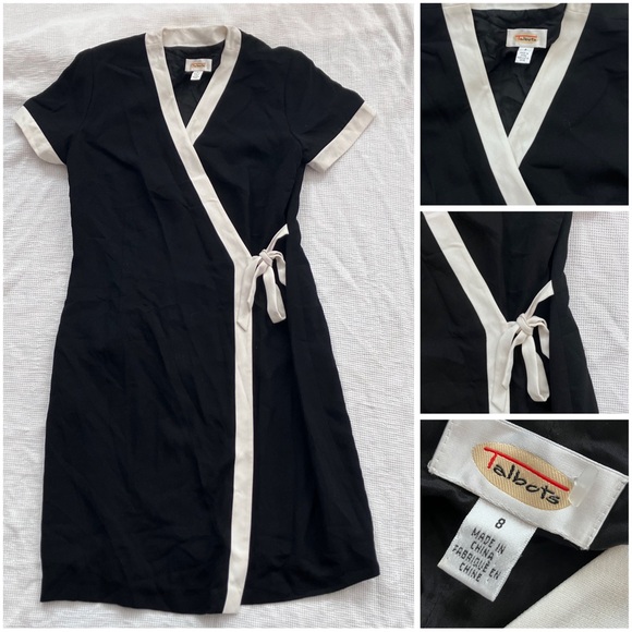 Talbots 90s Wrap Dress - Picture 1 of 5